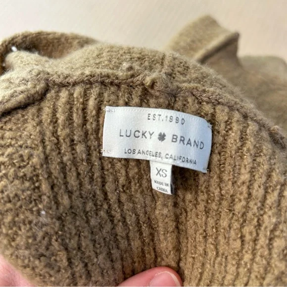 Lucky Brand Liza Wool Blend Cardigan - Picture 7 of 9